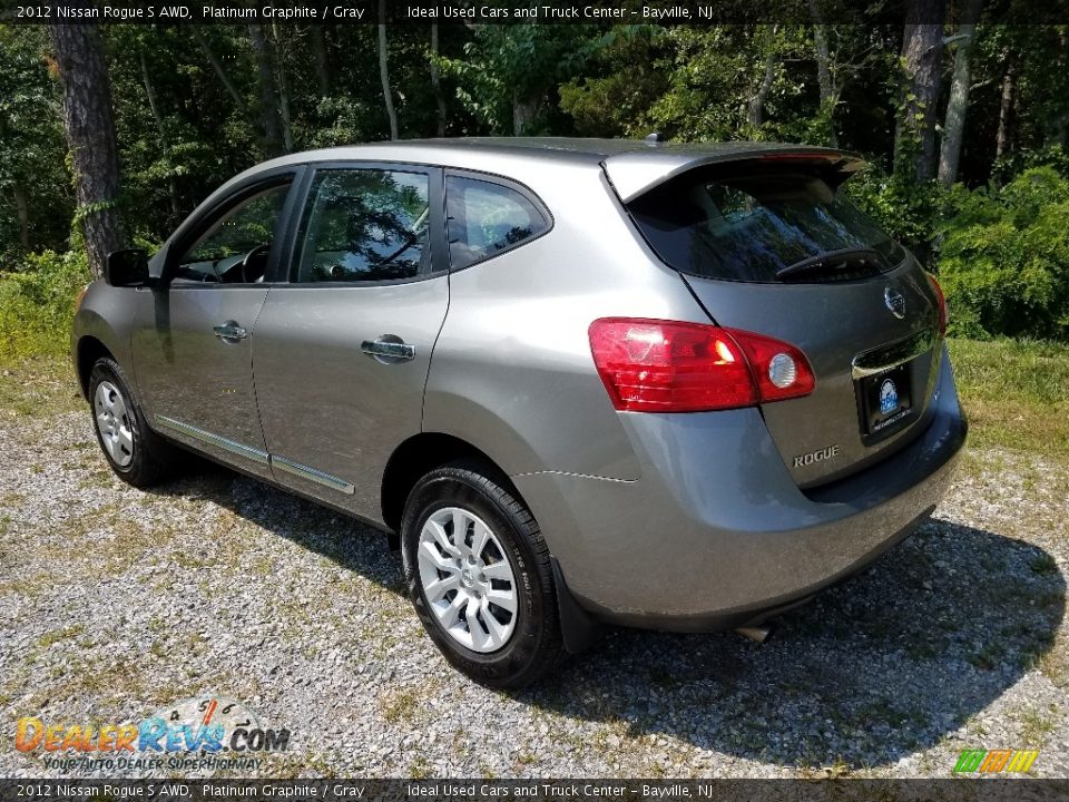 2012 Nissan Rogue S AWD Platinum Graphite / Gray Photo #6