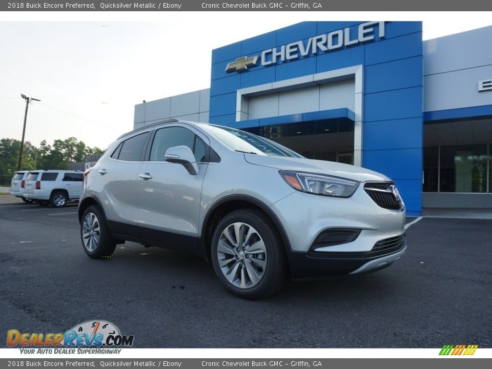 2018 Buick Encore Preferred Quicksilver Metallic / Ebony Photo #1