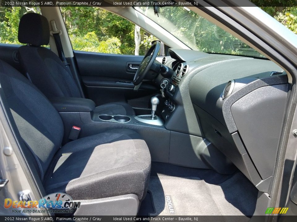2012 Nissan Rogue S AWD Platinum Graphite / Gray Photo #11