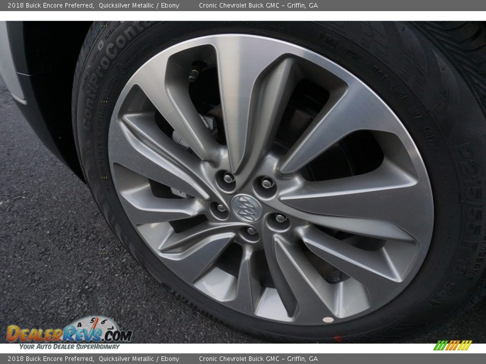 2018 Buick Encore Preferred Quicksilver Metallic / Ebony Photo #9
