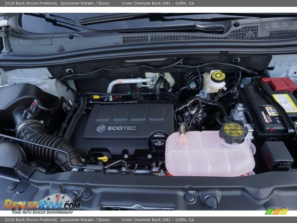 2018 Buick Encore Preferred Quicksilver Metallic / Ebony Photo #10