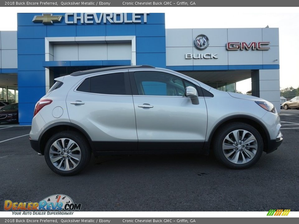 2018 Buick Encore Preferred Quicksilver Metallic / Ebony Photo #11