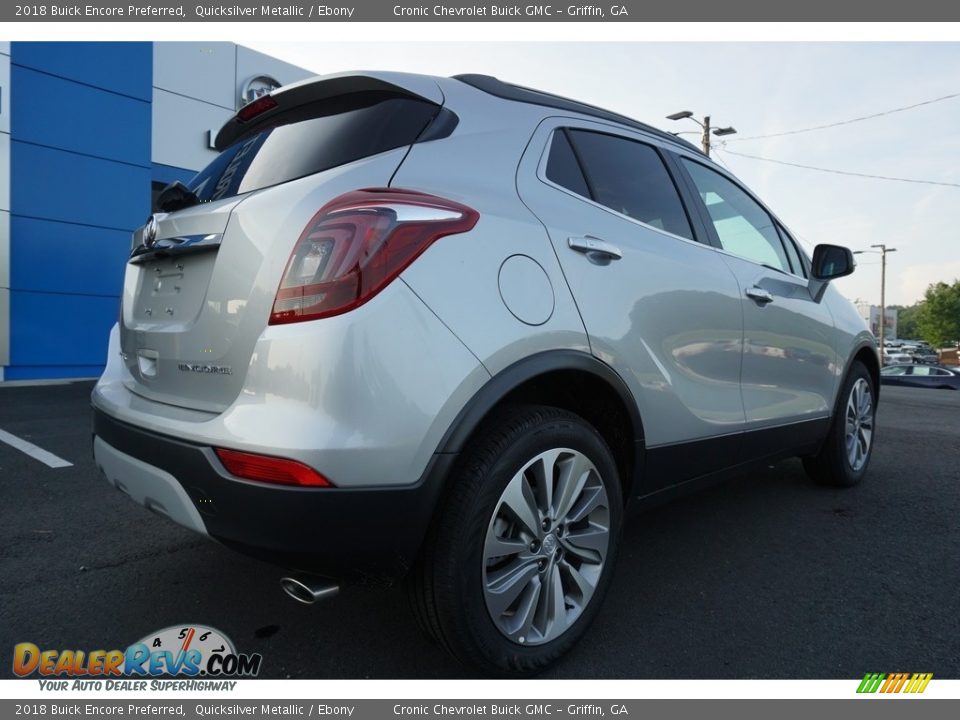 2018 Buick Encore Preferred Quicksilver Metallic / Ebony Photo #12