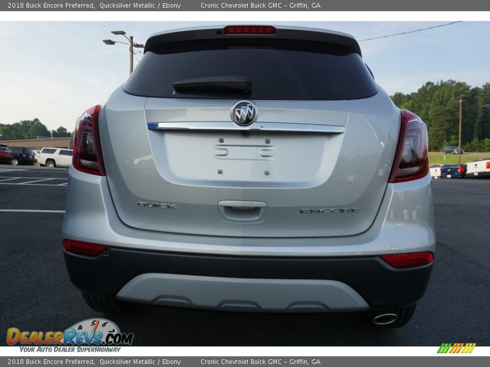 2018 Buick Encore Preferred Quicksilver Metallic / Ebony Photo #13