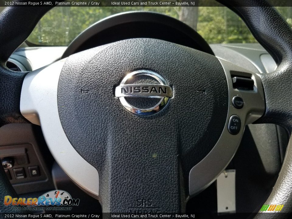 2012 Nissan Rogue S AWD Platinum Graphite / Gray Photo #17