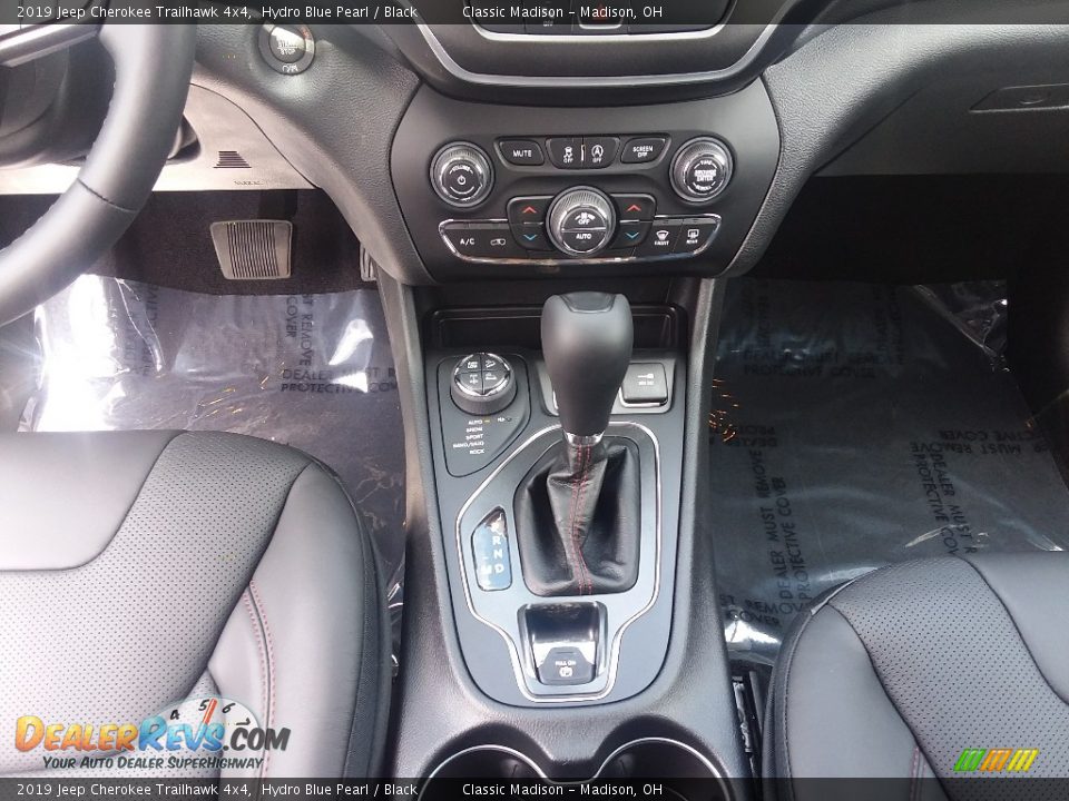 2019 Jeep Cherokee Trailhawk 4x4 Hydro Blue Pearl / Black Photo #7