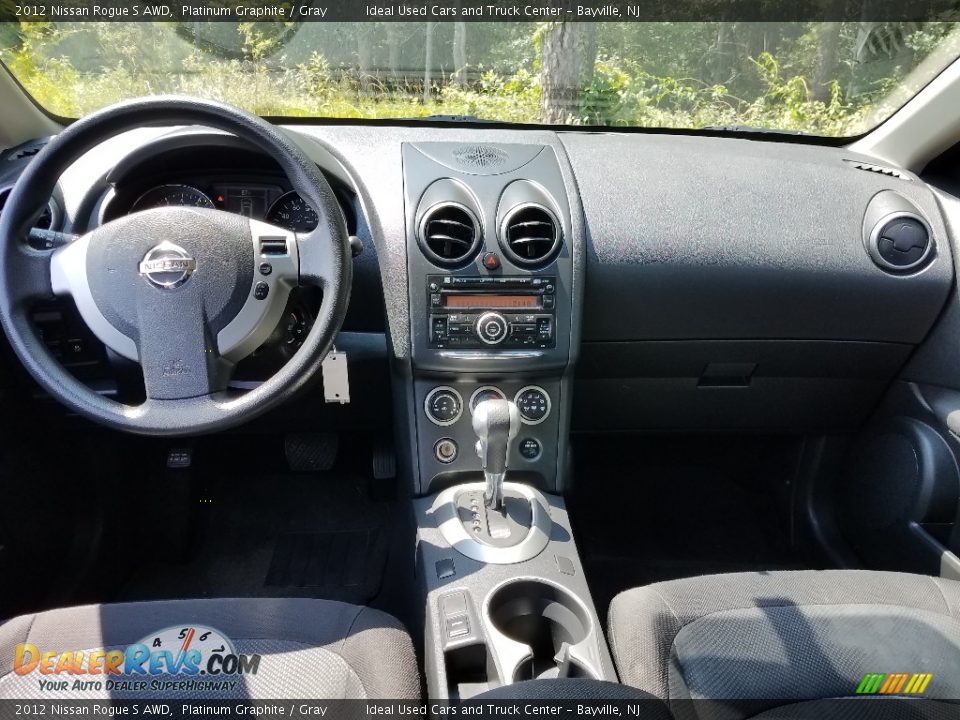 2012 Nissan Rogue S AWD Platinum Graphite / Gray Photo #21