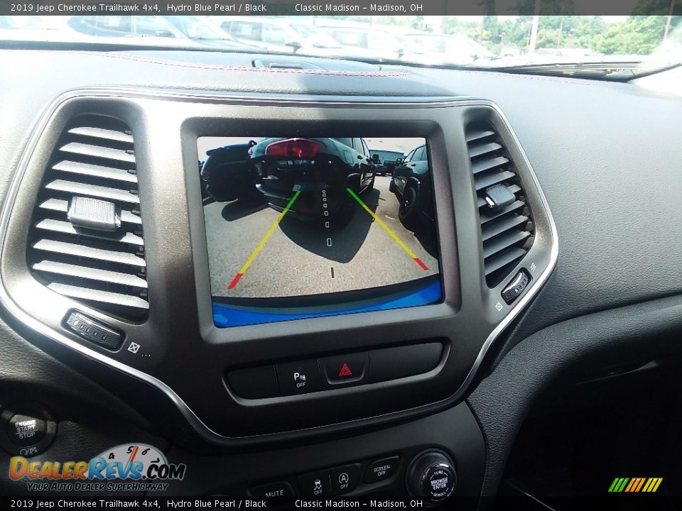 2019 Jeep Cherokee Trailhawk 4x4 Hydro Blue Pearl / Black Photo #9