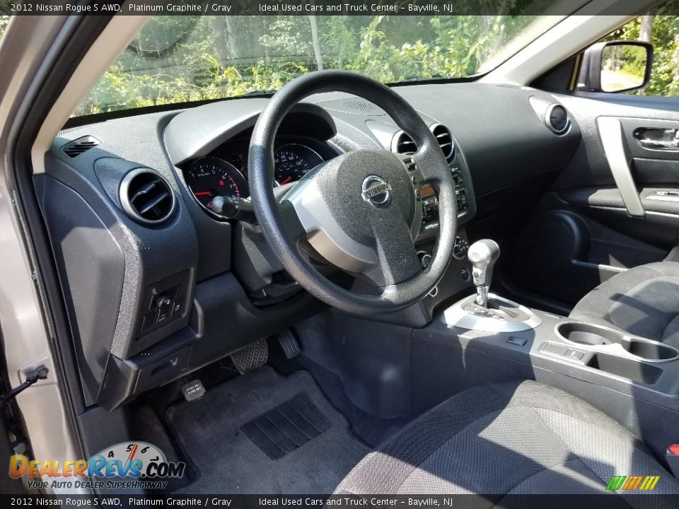 2012 Nissan Rogue S AWD Platinum Graphite / Gray Photo #22
