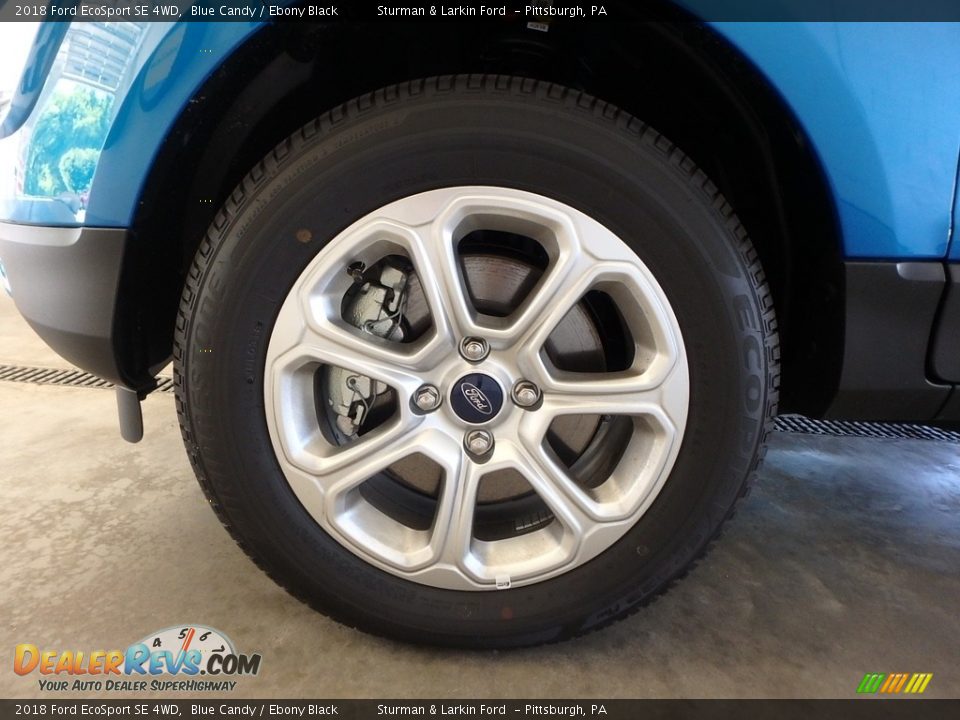 2018 Ford EcoSport SE 4WD Blue Candy / Ebony Black Photo #5
