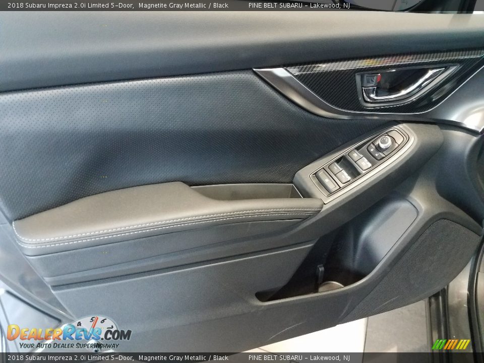 2018 Subaru Impreza 2.0i Limited 5-Door Magnetite Gray Metallic / Black Photo #8
