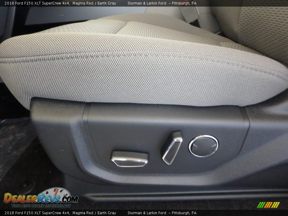 2018 Ford F150 XLT SuperCrew 4x4 Magma Red / Earth Gray Photo #11