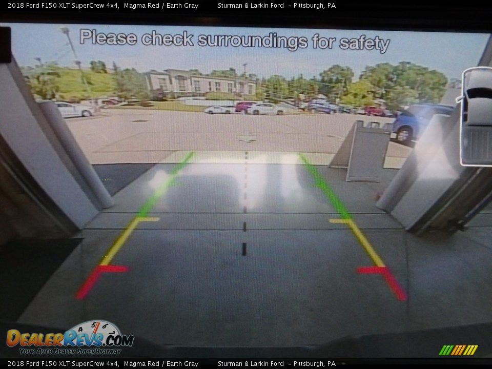 2018 Ford F150 XLT SuperCrew 4x4 Magma Red / Earth Gray Photo #14