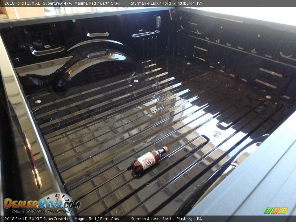 2018 Ford F150 XLT SuperCrew 4x4 Magma Red / Earth Gray Photo #15