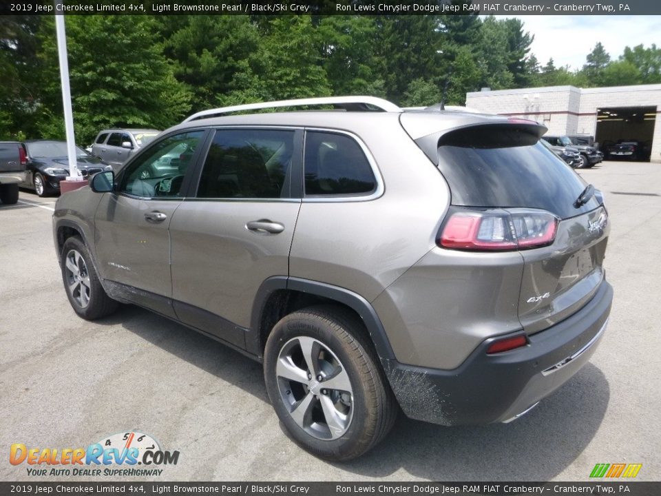 2019 Jeep Cherokee Limited 4x4 Light Brownstone Pearl / Black/Ski Grey Photo #3