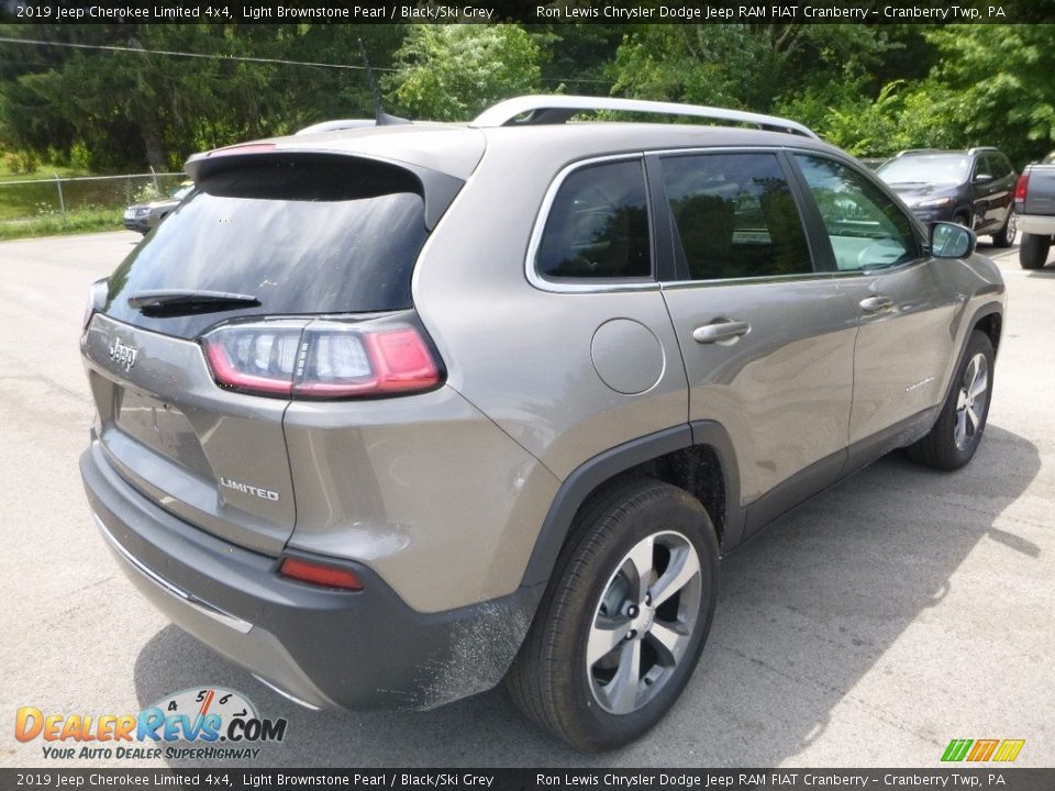2019 Jeep Cherokee Limited 4x4 Light Brownstone Pearl / Black/Ski Grey Photo #5