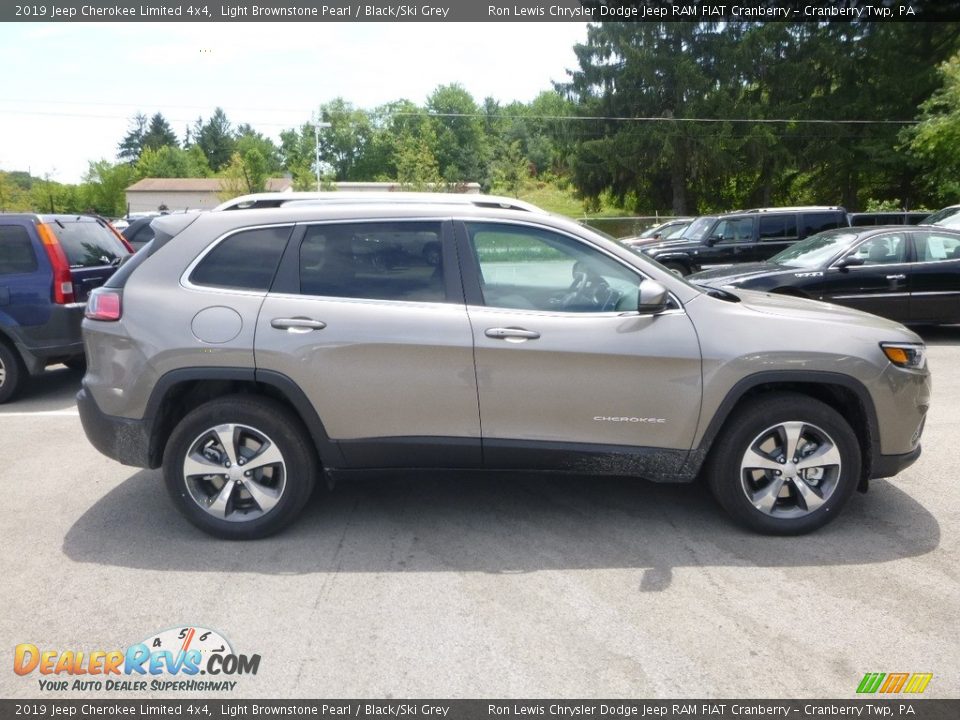 2019 Jeep Cherokee Limited 4x4 Light Brownstone Pearl / Black/Ski Grey Photo #6