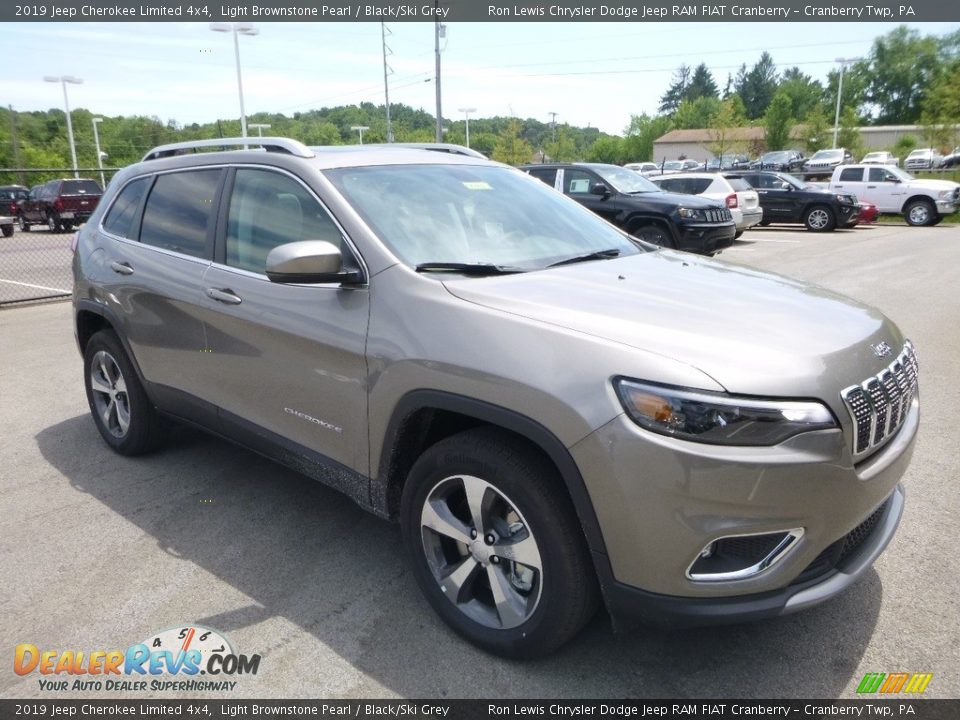 2019 Jeep Cherokee Limited 4x4 Light Brownstone Pearl / Black/Ski Grey Photo #7