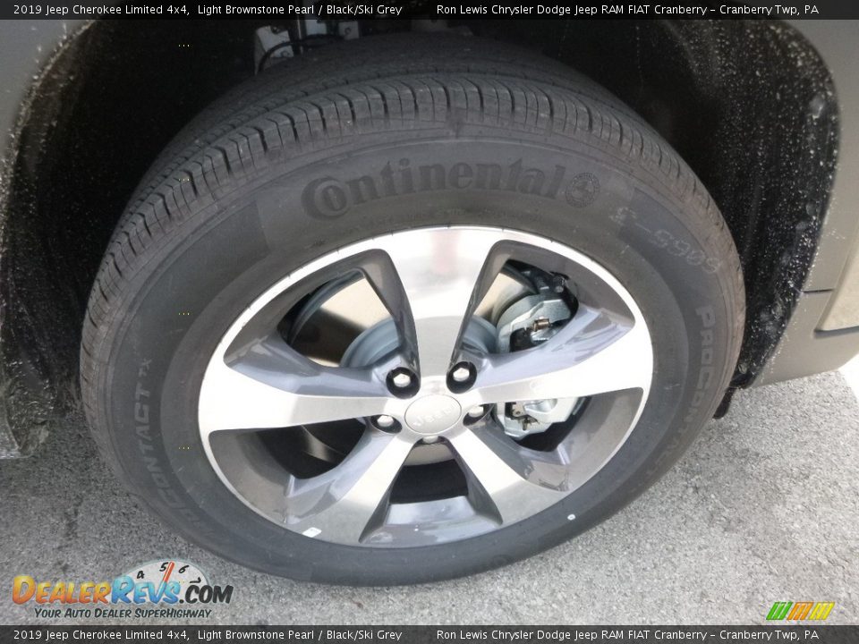 2019 Jeep Cherokee Limited 4x4 Light Brownstone Pearl / Black/Ski Grey Photo #9