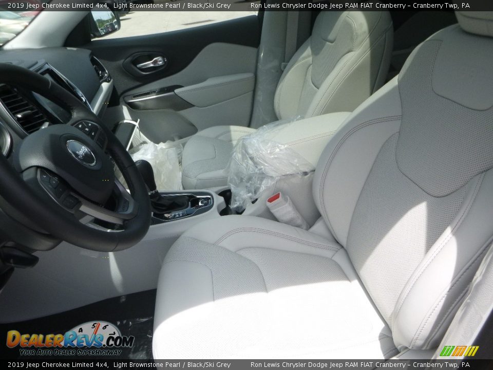 2019 Jeep Cherokee Limited 4x4 Light Brownstone Pearl / Black/Ski Grey Photo #17