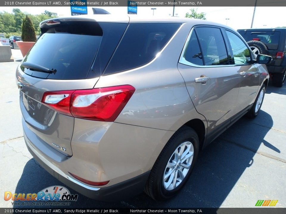 2018 Chevrolet Equinox LT AWD Sandy Ridge Metallic / Jet Black Photo #6