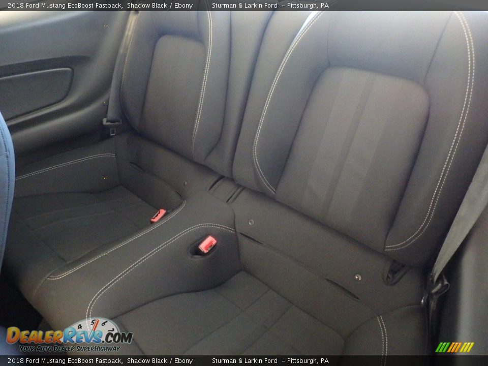 2018 Ford Mustang EcoBoost Fastback Shadow Black / Ebony Photo #7