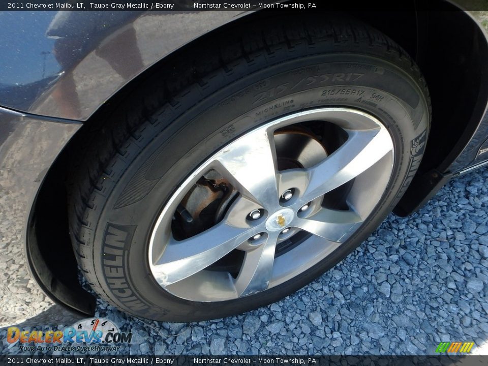 2011 Chevrolet Malibu LT Taupe Gray Metallic / Ebony Photo #6