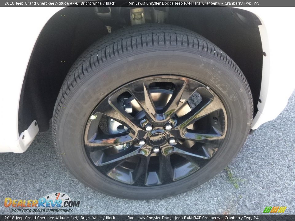 2018 Jeep Grand Cherokee Altitude 4x4 Bright White / Black Photo #9