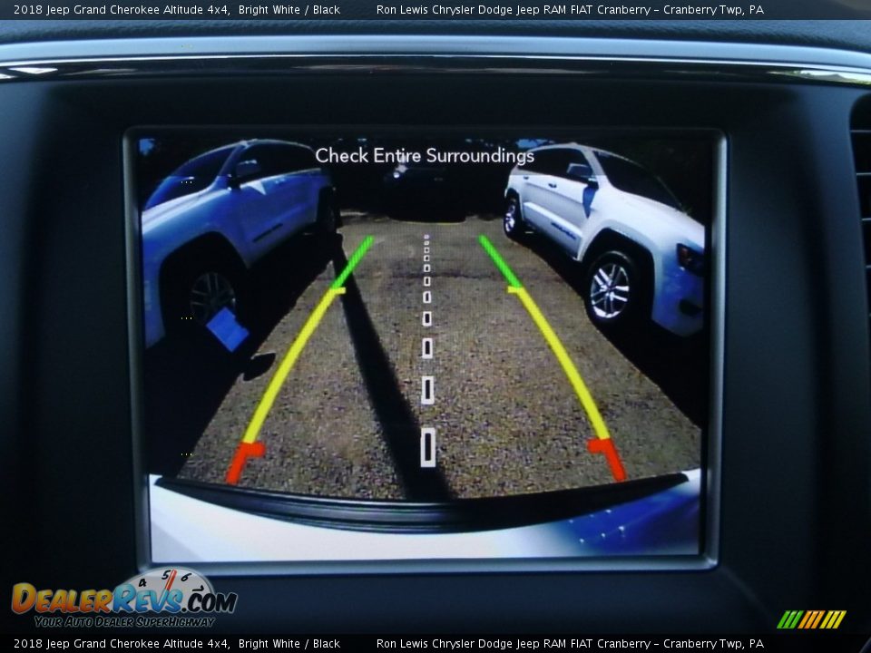 2018 Jeep Grand Cherokee Altitude 4x4 Bright White / Black Photo #18