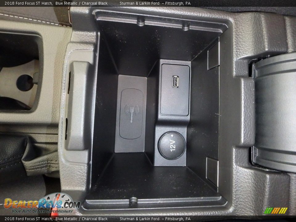 2018 Ford Focus ST Hatch Blue Metallic / Charcoal Black Photo #15