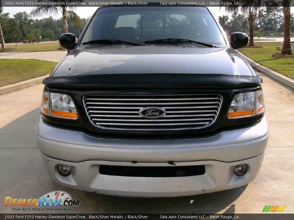 2003 Ford F150 Harley-Davidson SuperCrew Black/Silver Metallic / Black/Silver Photo #8