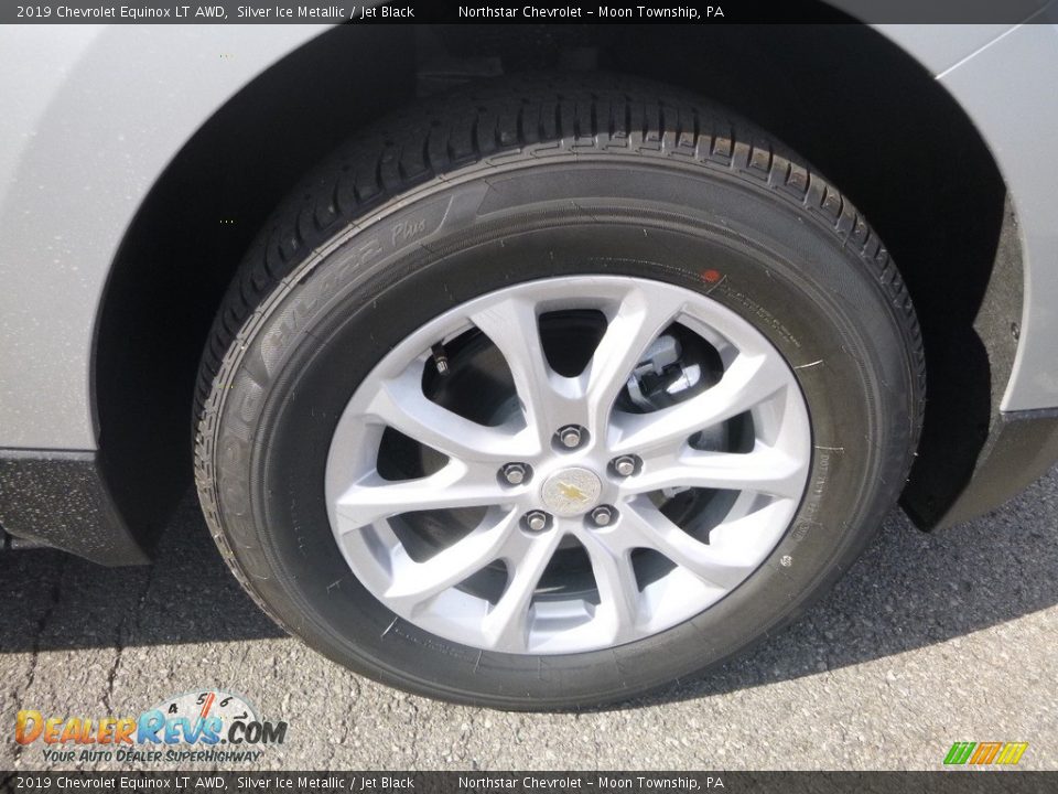 2019 Chevrolet Equinox LT AWD Silver Ice Metallic / Jet Black Photo #9