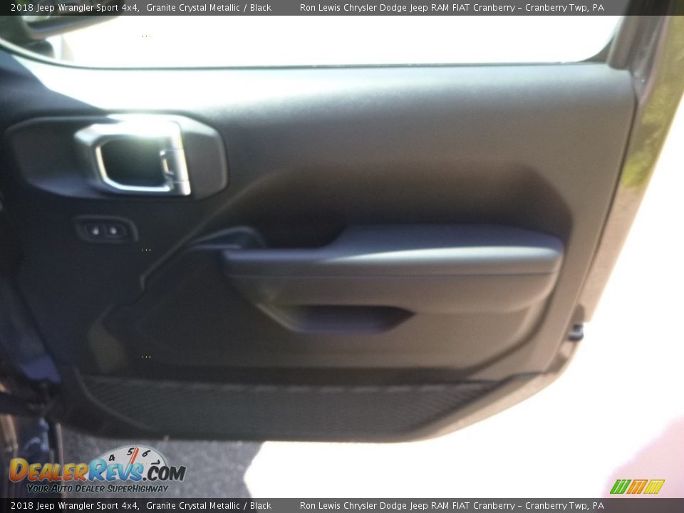 2018 Jeep Wrangler Sport 4x4 Granite Crystal Metallic / Black Photo #13