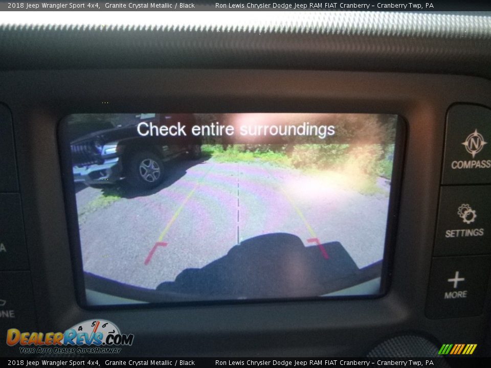 2018 Jeep Wrangler Sport 4x4 Granite Crystal Metallic / Black Photo #18