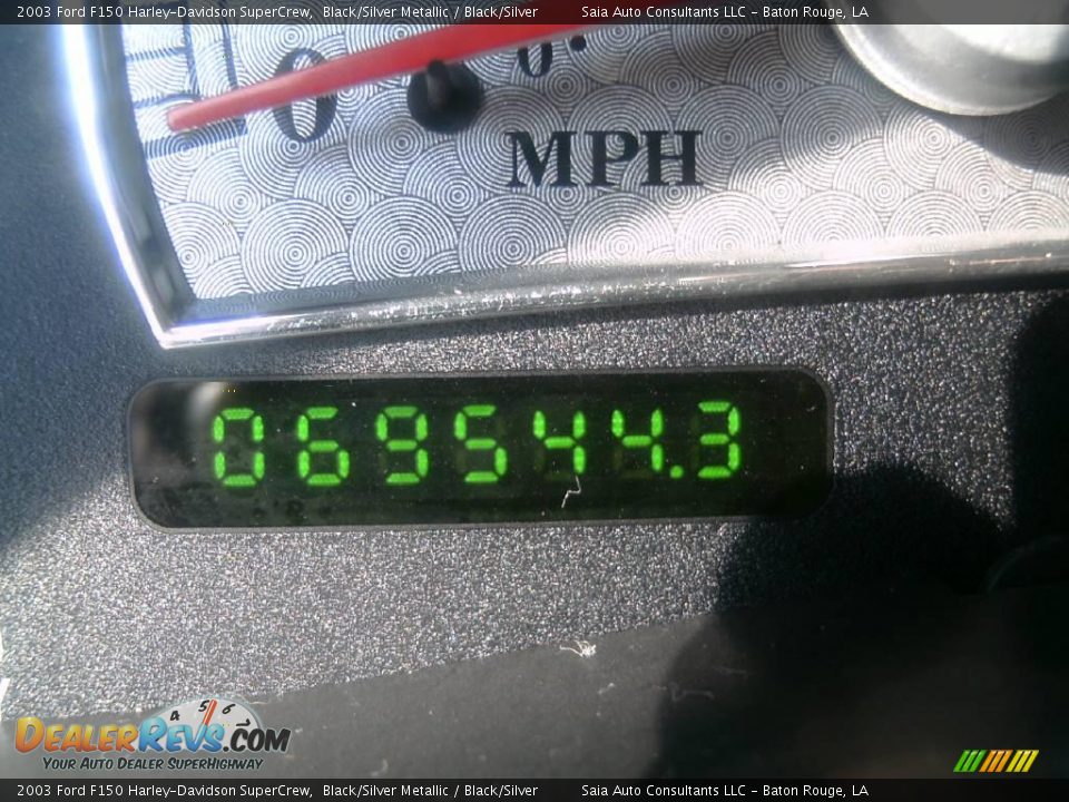 2003 Ford F150 Harley-Davidson SuperCrew Black/Silver Metallic / Black/Silver Photo #14