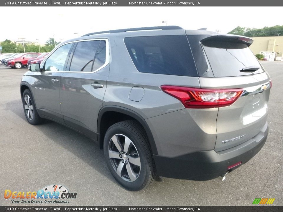 2019 Chevrolet Traverse LT AWD Pepperdust Metallic / Jet Black Photo #3