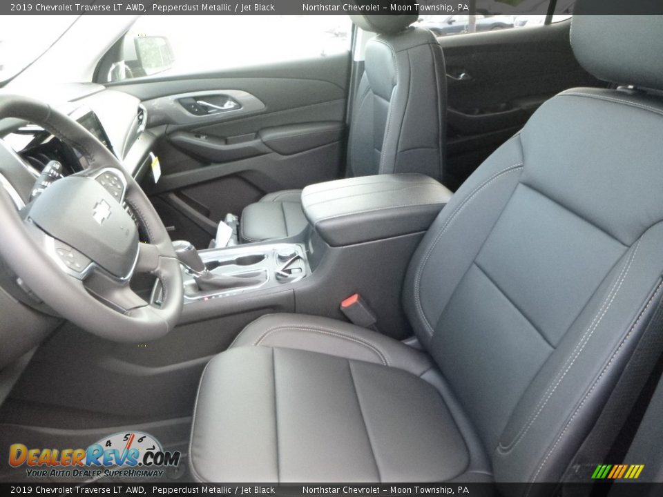 2019 Chevrolet Traverse LT AWD Pepperdust Metallic / Jet Black Photo #16