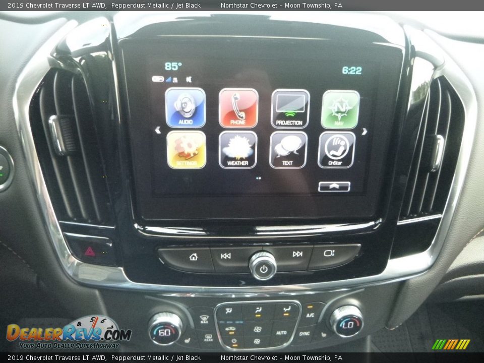 2019 Chevrolet Traverse LT AWD Pepperdust Metallic / Jet Black Photo #18