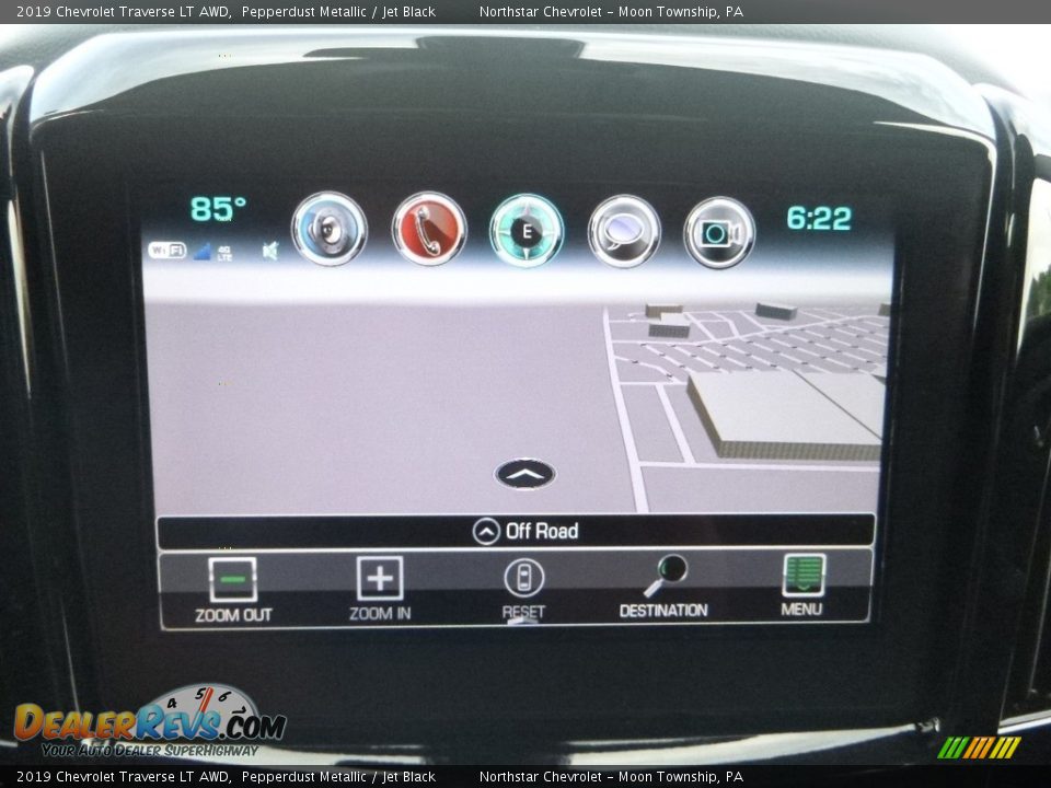 2019 Chevrolet Traverse LT AWD Pepperdust Metallic / Jet Black Photo #19
