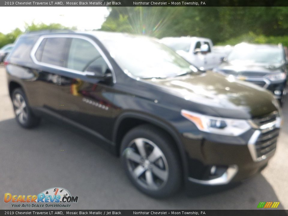 2019 Chevrolet Traverse LT AWD Mosaic Black Metallic / Jet Black Photo #6