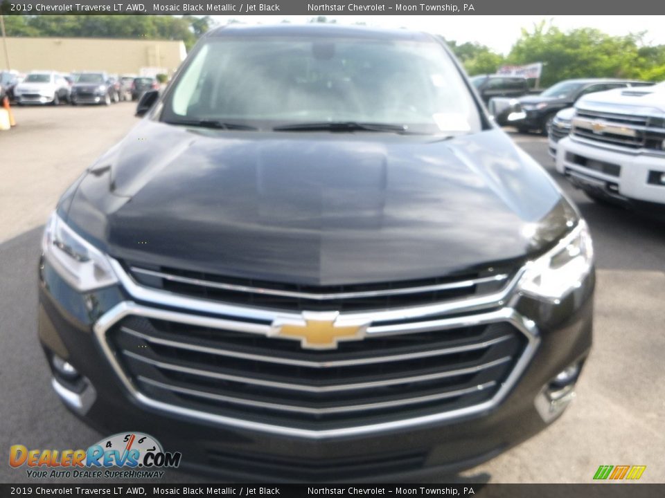 2019 Chevrolet Traverse LT AWD Mosaic Black Metallic / Jet Black Photo #7