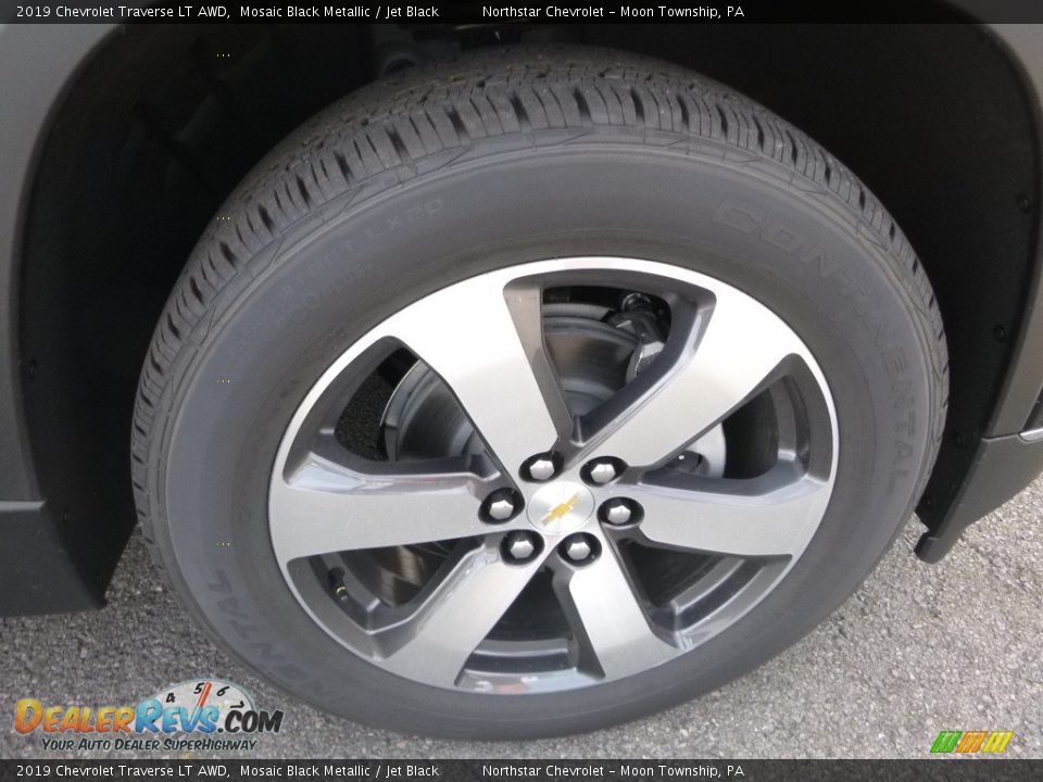 2019 Chevrolet Traverse LT AWD Mosaic Black Metallic / Jet Black Photo #8