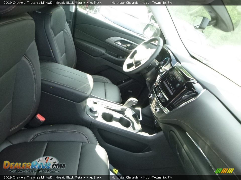 2019 Chevrolet Traverse LT AWD Mosaic Black Metallic / Jet Black Photo #9