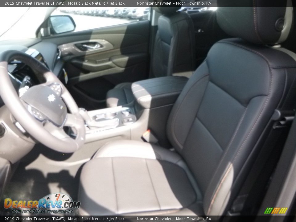 2019 Chevrolet Traverse LT AWD Mosaic Black Metallic / Jet Black Photo #15
