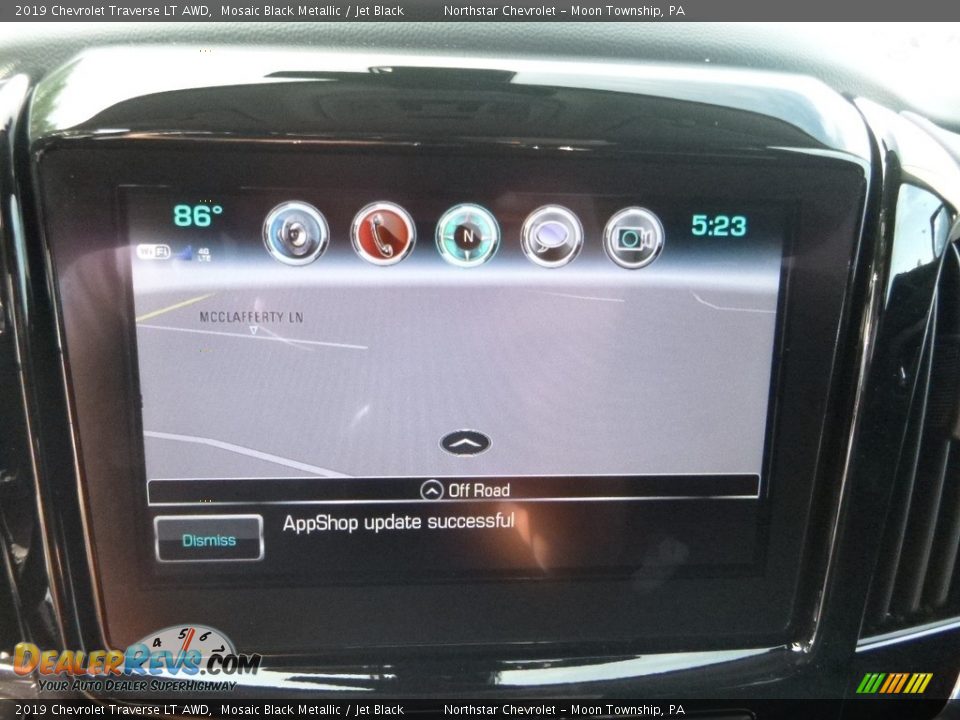 2019 Chevrolet Traverse LT AWD Mosaic Black Metallic / Jet Black Photo #18