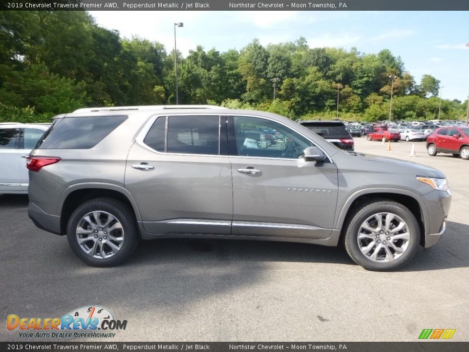 2019 Chevrolet Traverse Premier AWD Pepperdust Metallic / Jet Black Photo #6