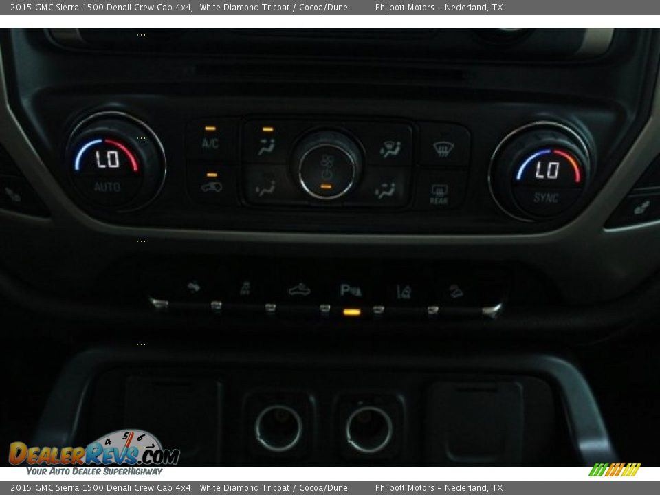 2015 GMC Sierra 1500 Denali Crew Cab 4x4 White Diamond Tricoat / Cocoa/Dune Photo #20
