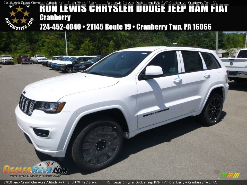 2018 Jeep Grand Cherokee Altitude 4x4 Bright White / Black Photo #1