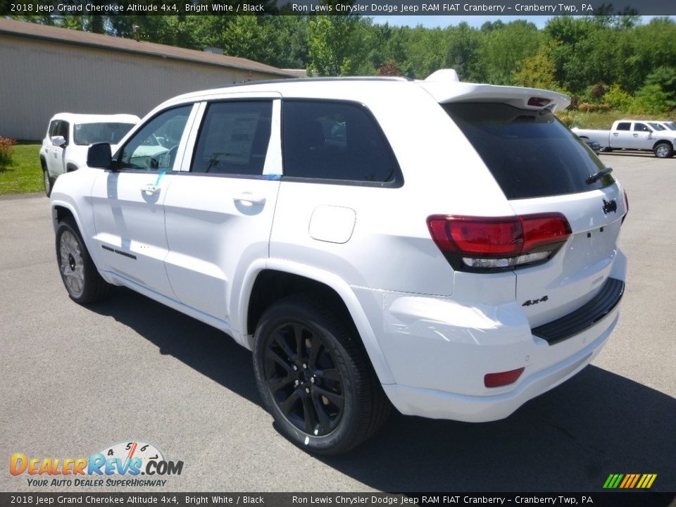 2018 Jeep Grand Cherokee Altitude 4x4 Bright White / Black Photo #3
