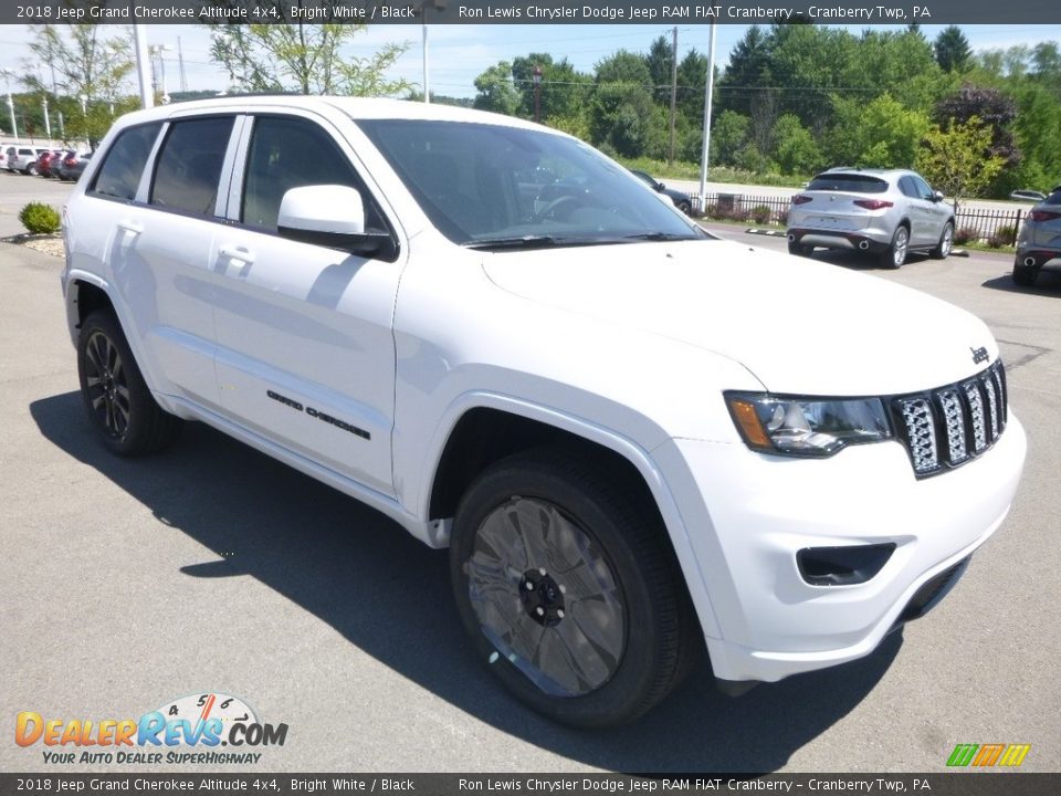2018 Jeep Grand Cherokee Altitude 4x4 Bright White / Black Photo #7